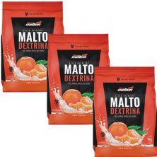 Kit 3X Maltodextrina - 1000g Refil Tangerina - New Millen