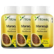 Kit 3X Maracuj� - 60 C�psulas - Fitoway