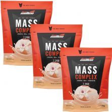 Kit 3X Mass Complex - 1500g Refil Baunilha - New Millen