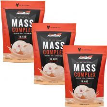 Kit 3X Mass Complex - 3000g Refil Baunilha - New Millen