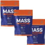 Kit 3X Mass Hypercaloric - 1000g Refil Morango -  Nutrends