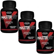 Kit 3X Master Vit - 90 C�psulas - Power Supplements