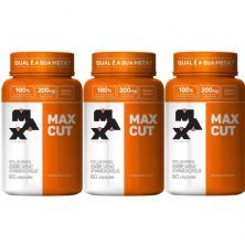 Kit 3X Max Cut - 60 C�psulas - Max Titanium