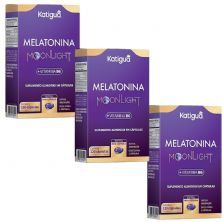Kit 3X Melatonina 210mcg - 120 C�psulas - Katigu�