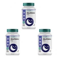 Kit 3X Melatonina - 210mcg 60 comprimidos - Nutralin