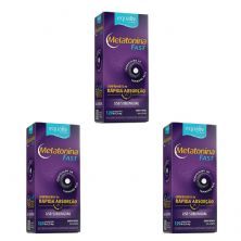 Kit 3X Melatonina Fast -  120 Comprimidos Sublinguais - Equaliv