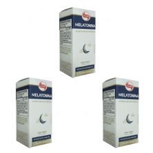 Kit 3X Melatonina Gotas - 20ml Menta - Vitafor