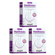 Kit 3X Metilfolato - 30 C�psulas - Katigu�