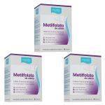 Kit 3X Metilfolato de C�lcio - 30 C�psulas - Equaliv