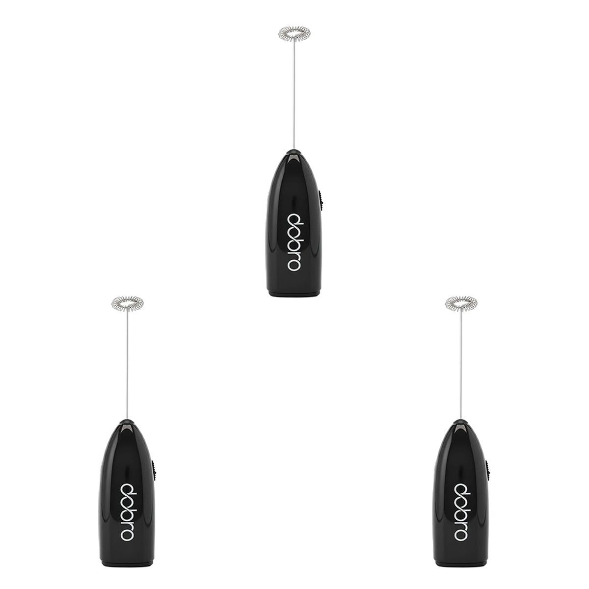 Kit 3X Mixer Misturador de Bebidas - Preto - Dobro