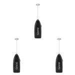 Kit 3X Mixer Misturador de Bebidas - Preto - Dobro
