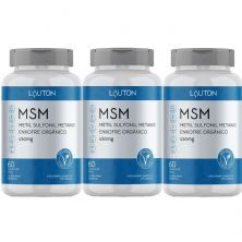 Kit 3X MSM - Metil Sulfonil Metano - 60 C�psulas - Lauton Nutrition