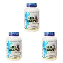 Kit 3X Multi Vitamin - 90 Tabletes - Canibal