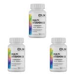 Kit 3X Multivitam�nico Esportivo - 30 C�psulas Softgel - Dux Nutrition
