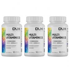 Kit 3X Multivitam�nico Esportivo - 90 C�psulas Softgel - Dux Nutrition