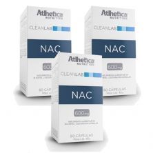 Kit 3X NAC 600mg - 60 C�psulas - Atlhetica Nutrition