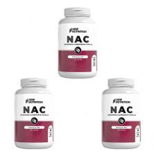 Kit 3X Nac 600mg - 60 C�psulas - NewNutrition