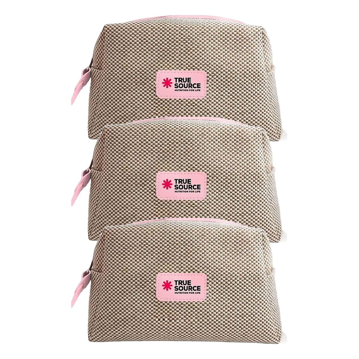Kit 3X Necessaire Feminina Profissional - True Source