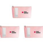 Kit 3X Necessaire Rosa - True Source