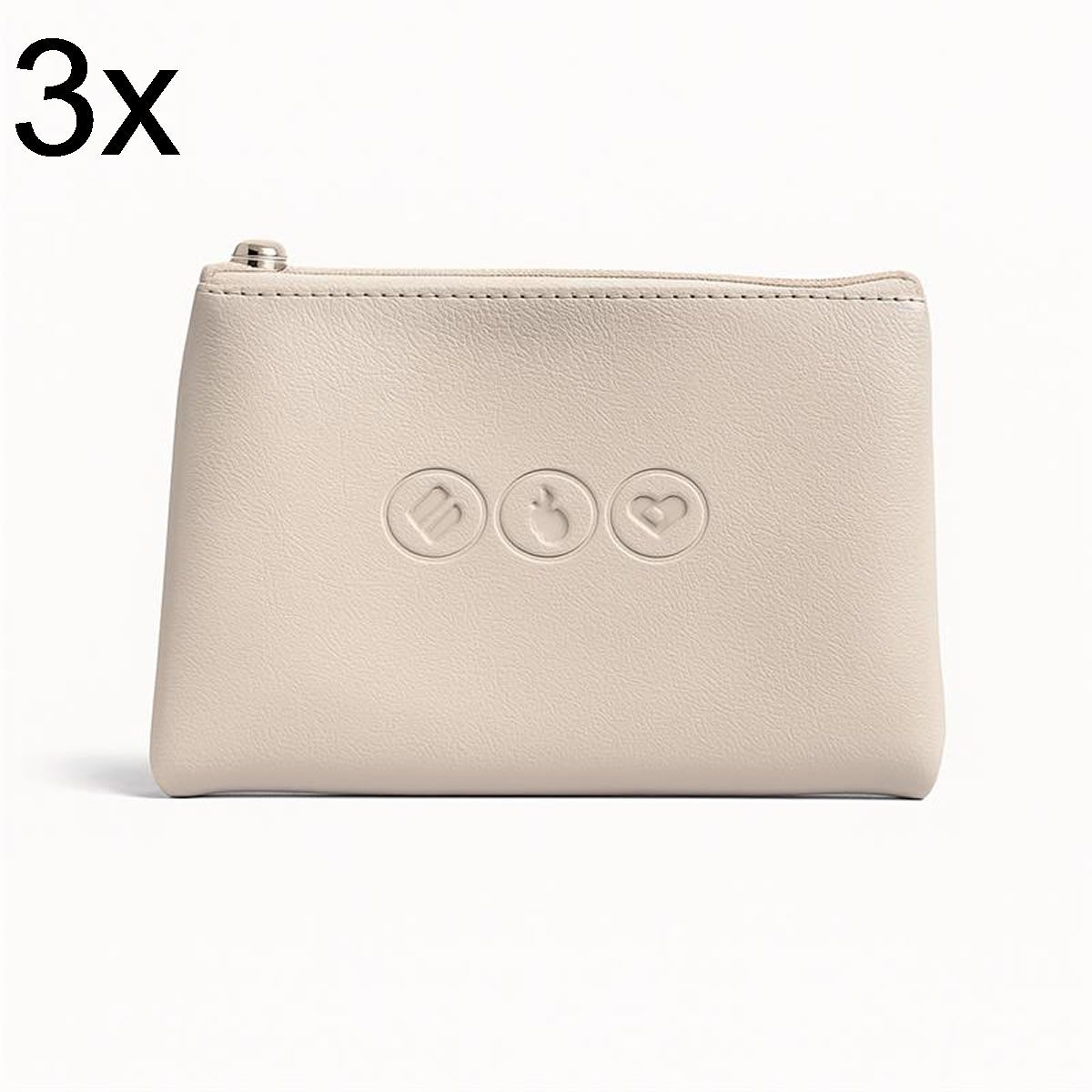 Kit 3X Necessarie Clutch - Caffeine Army