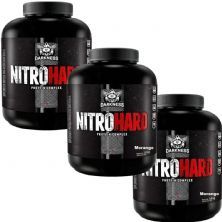 Kit 3X Nitro Hard Protein Complex - 1800g Morango - Integralm�dica