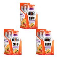 Kit 3X Nitro Power Gel  - 10 Sach�s Laranja com Acerola - New Millen