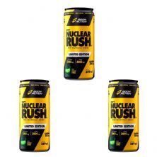 Kit 3X Nuclear Rush Pre Workout Drink - 269ml Atomic Citrus - BodyAction