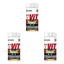 Kit 3X Nutravit Complex - 60 Comprimidos - Nutrata