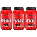 Kit 3X Nutri Whey Protein - 907g Morango - IntegralM�dica