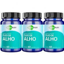 Kit 3X �leo de Alho - 60 C�psulas - QualyNutri