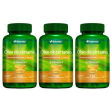 Kit 3X �leo de C�rtamo com Vitamina E -  120 C�psulas - Herbamed