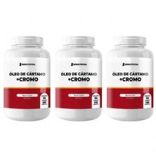 Kit 3X �leo de C�rtamo + Cromo - 120 C�psulas - NewNutrition