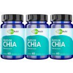 Kit 3X �leo de Chia - 60 C�psulas - QualyNutri