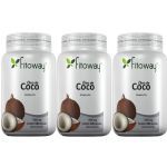 Kit 3X Oleo de C�co 1g - 120 C�psulas - Fitoway