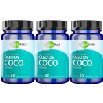 Kit 3X �leo de Coco - 60 C�psulas - QualyNutri