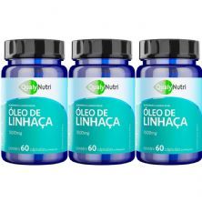Kit 3X �leo de Linha�a - 60 C�psulas - QualyNutri
