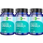 Kit 3X �leo de Linha�a - 60 C�psulas - QualyNutri