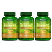 Kit 3X �leo de Semente de Ab�bora - 60 C�psulas - Herbamed