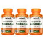 Kit 3X �leo de Semente de Ab�bora + Vitamina D3 & E - 60 c�psulas - Katigu�