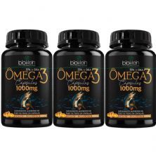 Kit 3X �mega 3 1000mg - 120 C�psulas - Bioklein