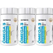 Kit 3X �mega 3 1000mg - 60 C�psulas - Nutrata