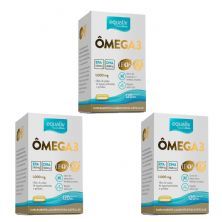Kit 3X �mega 3 - 120 C�psulas - Equaliv