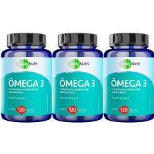 Kit 3X �mega 3 - 120 C�psulas - QualyNutri