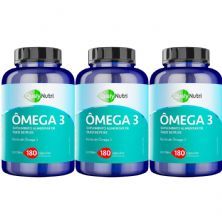 Kit 3X �mega 3 - 180 C�psulas - QualyNutri