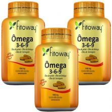 Kit 3X Omega 3-6-9 - 60 C�psulas - Fitoway