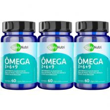 Kit 3X �mega 3+6+9 - 60 C�psulas - QualyNutri
