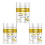 Kit 3X �mega 3 - 60 C�psulas - Body Action