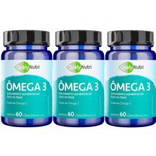 Kit 3X �mega 3 - 60 C�psulas - QualyNutri