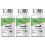 Kit 3X �mega 3 BioFoods - 120 C�psulas - Katigu�