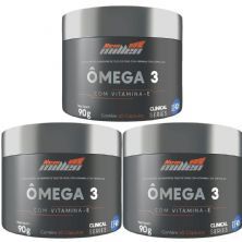 Kit 3X �mega 3 - Com Vitamina E - 60 C�psulas  - New Millen